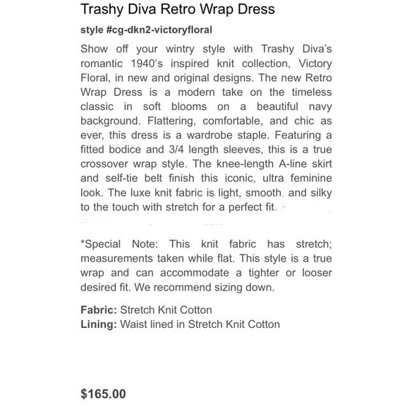 Retro Wrap Dress- Victory Floral - Picture 3 of 16